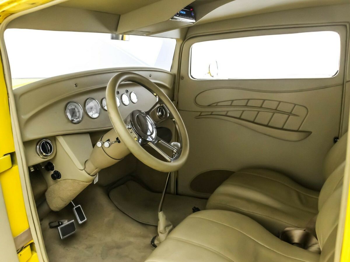 1932 Yellow Ford TUDOR Sedan