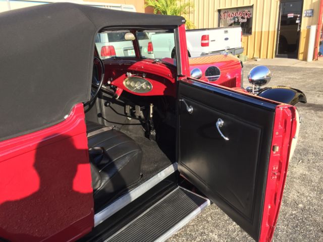 1932 Red Chrysler CI-6 Convertible