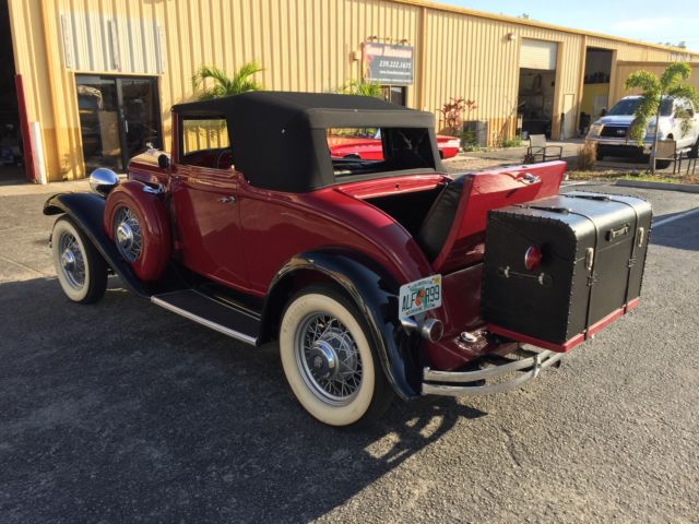 1932 Red Chrysler CI-6 Convertible