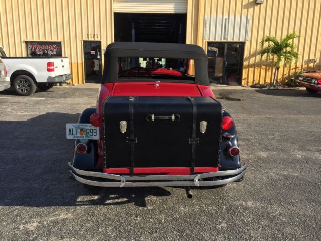 1932 Red Chrysler CI-6 Convertible