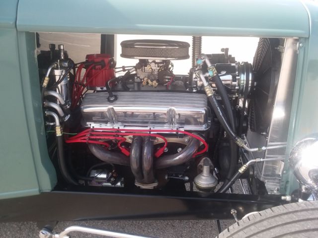 1932 Green Ford Model 18 Coupe 3 Window