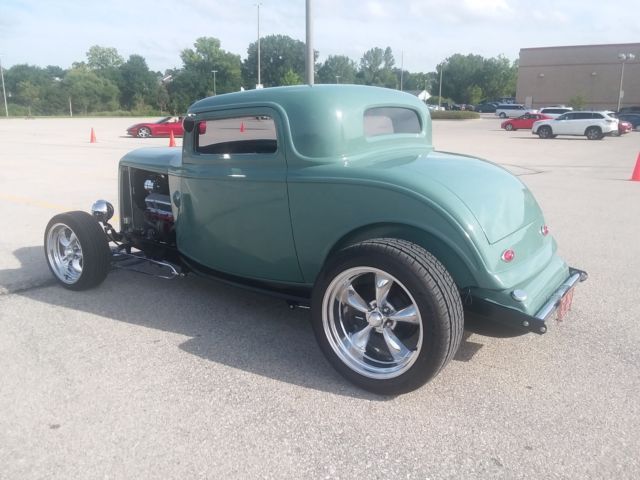 1932 Green Ford Model 18 Coupe 3 Window