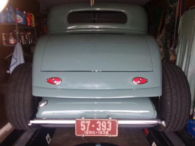 1932 Green Ford Model 18 Coupe 3 Window