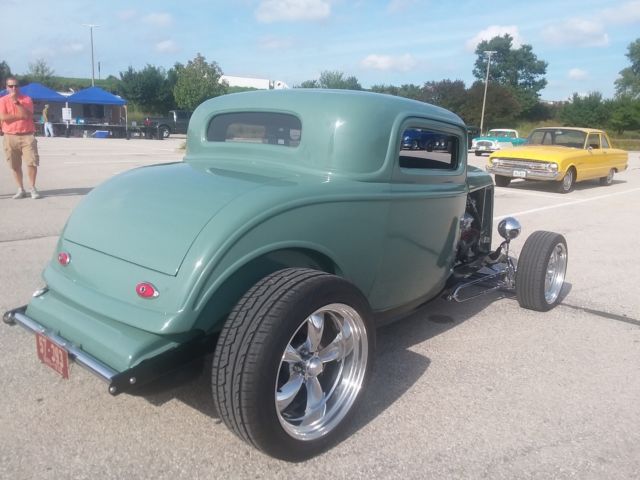 1932 Green Ford Model 18 Coupe 3 Window
