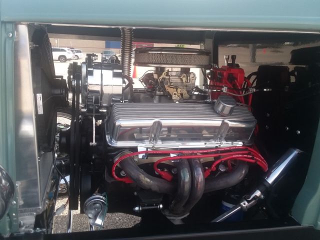 1932 Green Ford Model 18 Coupe 3 Window