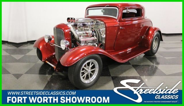 1932 Red Ford 3-Window