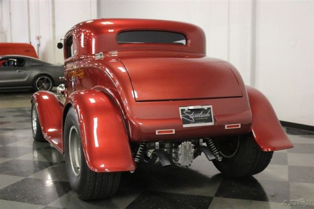 1932 Red Ford 3-Window