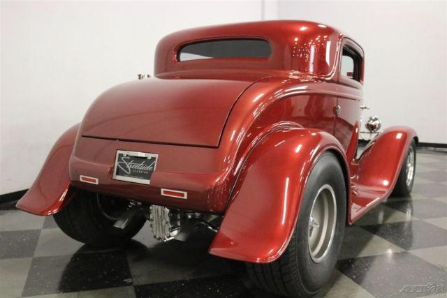 1932 Red Ford 3-Window