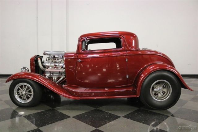 1932 Red Ford 3-Window