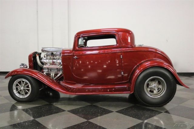 1932 Red Ford 3-Window
