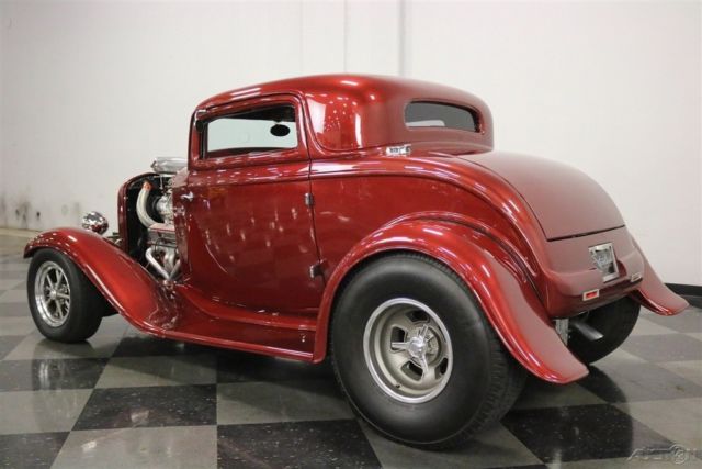 1932 Red Ford 3-Window