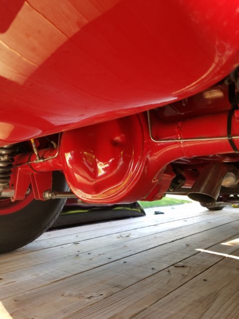 1932 Red Ford 3-Window Model B 3 window coupe