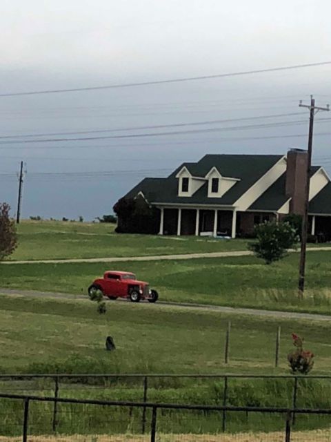 1932 RED Ford HI BOY Coupe