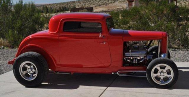 1932 RED Ford HI BOY Coupe