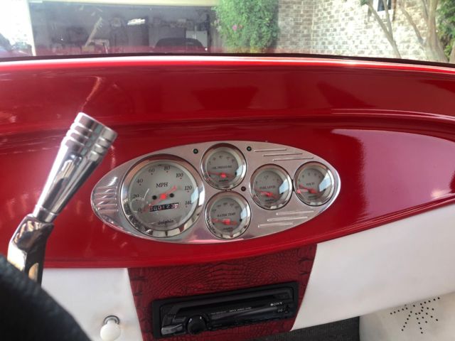 1932 RED Ford HI BOY Coupe