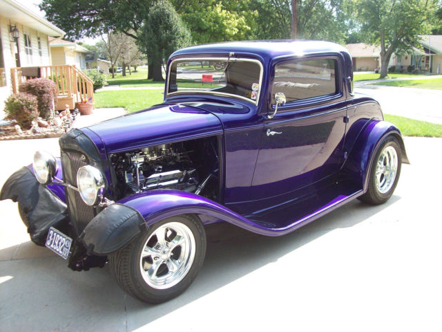 1932 Purple Rhapsody Ford 3 Window Coupe Coupe