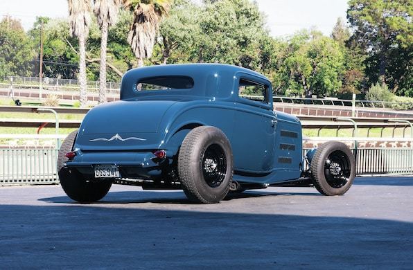 1932 Blue Ford 3 WINDOW COUPE Coupe