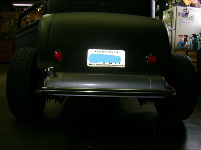 1932 Flat Black Ford 3W  Coupe Coupe