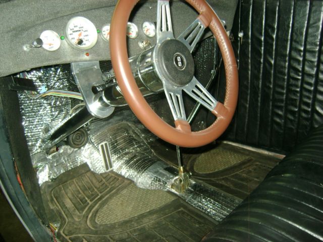 1932 Flat Black Ford 3W  Coupe Coupe
