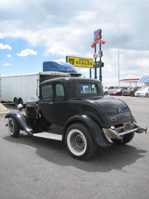 1932 Black Ford Model B Coupe