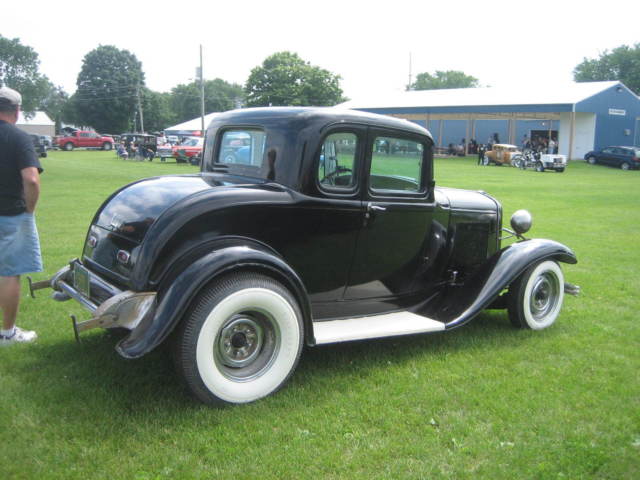 1932 Black Ford Model B Coupe