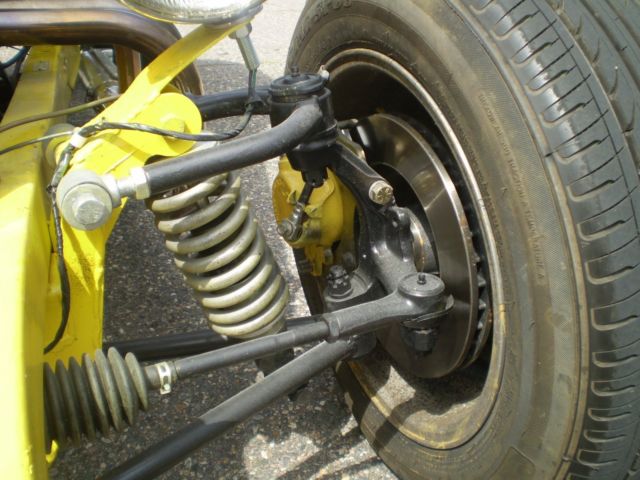 1932 Yellow Ford Model A Coupe