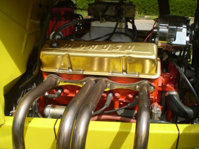 1932 Yellow Ford Model A Coupe