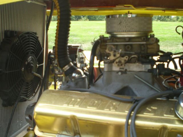 1932 Yellow Ford Model A Coupe