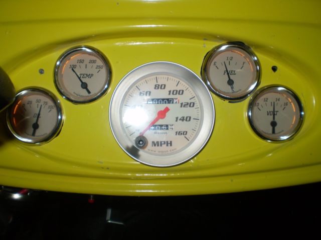 1932 Yellow Ford Model A Coupe