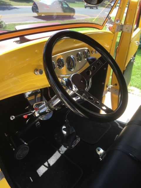 1932 red Ford Ford 5 wd coupe