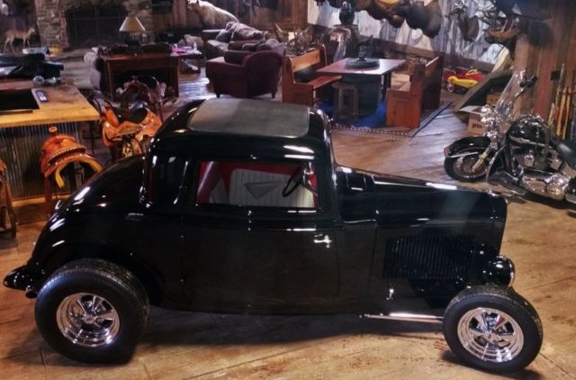 1932 Triple Deep Black Ford Other 3 Window All Steel