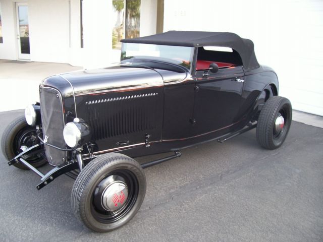 1932 Black Ford Cabriolet Convertible