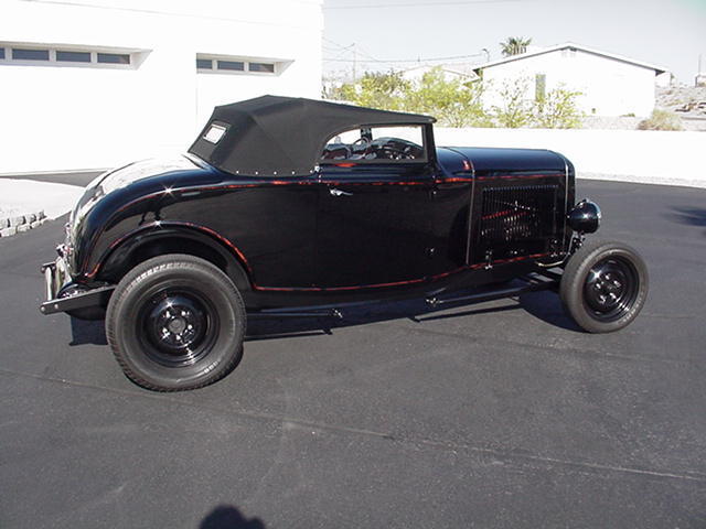 1932 Black Ford Cabriolet Convertible