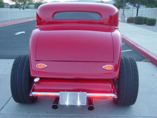1932 red Ford Other coupe 3 window