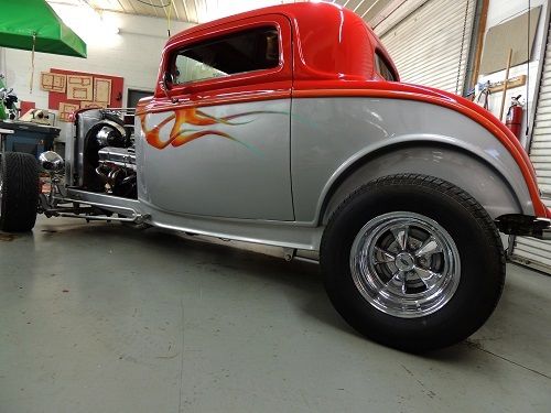 1932 Red On Silver Ford Other Coupe