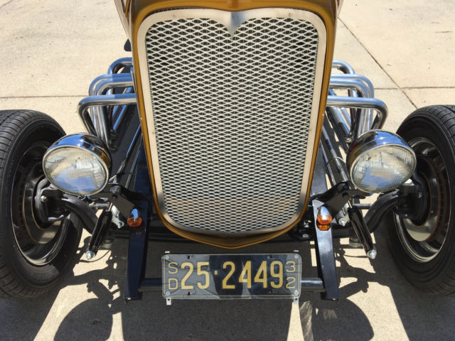 1932 Gold Ford Model A Coupe