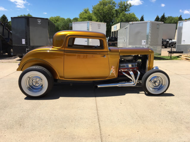 1932 Gold Ford Model A Coupe