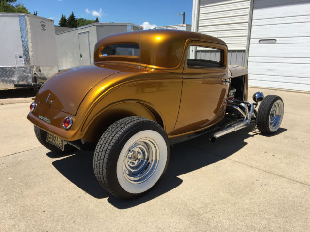 1932 Gold Ford Model A Coupe