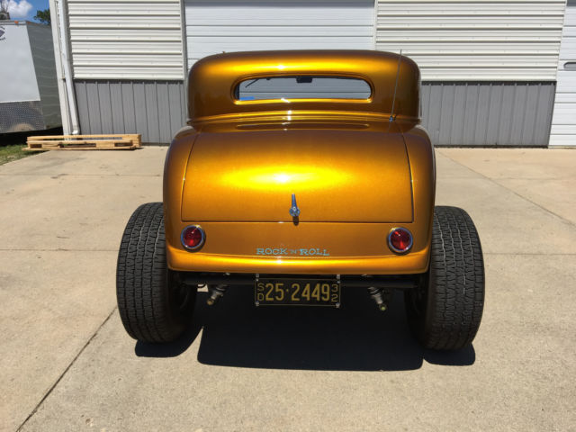 1932 Gold Ford Model A Coupe