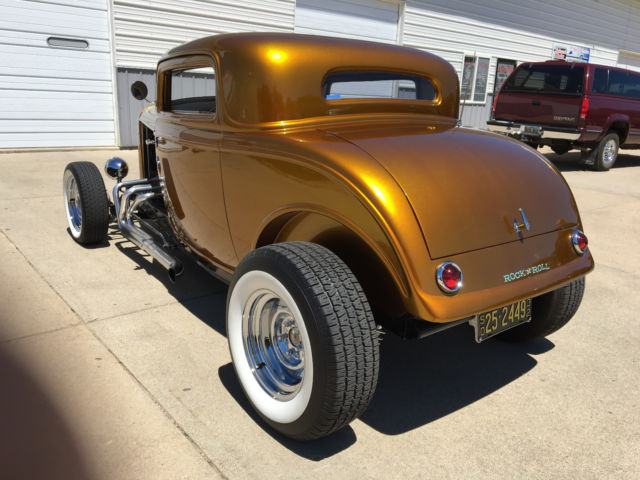 1932 Gold Ford Model A Coupe