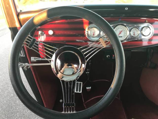 1932 Sienna  and Black Ford Ford 3 Window Coupe