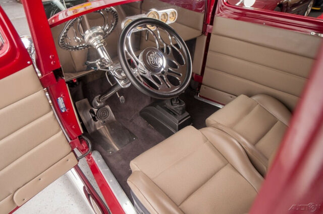 1932 Red Ford Custom Sedan