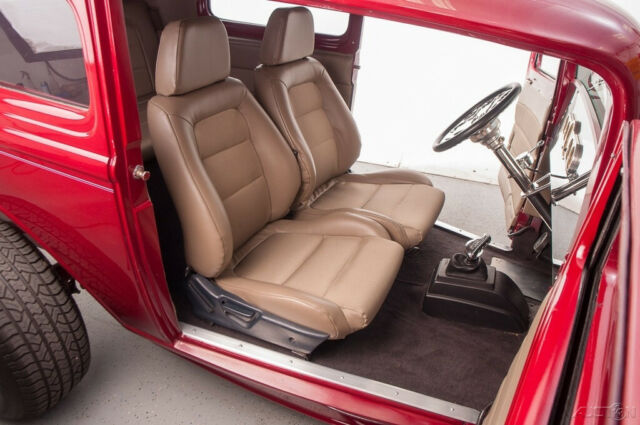 1932 Red Ford Custom Sedan