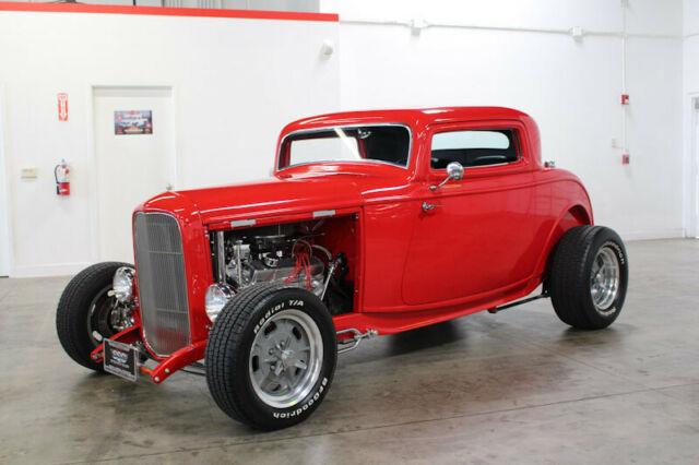 1932 Red Ford Deuce Coupe
