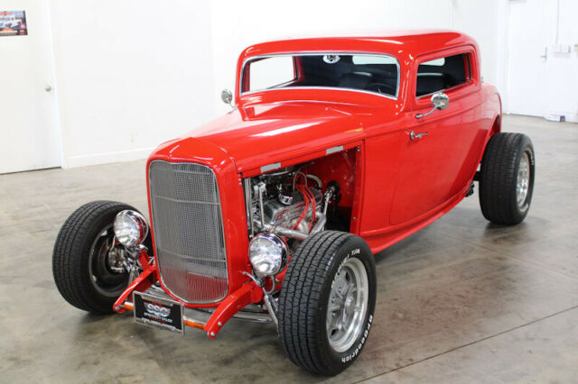 1932 Red Ford Deuce Coupe