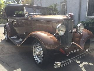 1932 Brown Ford Four Door Four Door Convertible