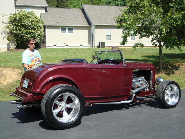1932 Maroon Ford Other Roadster