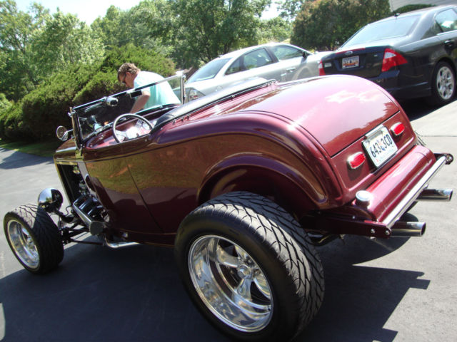 1932 Maroon Ford Other Roadster