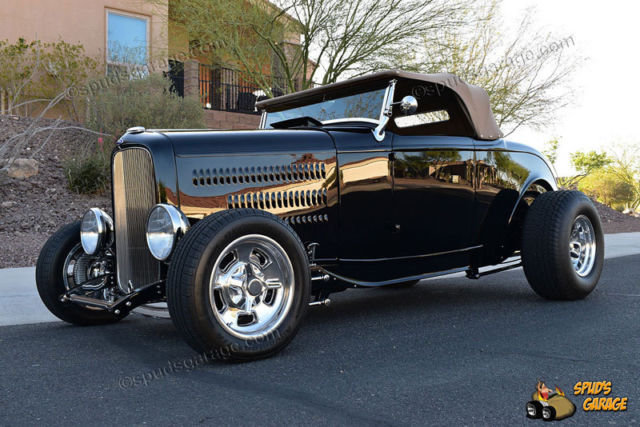 1932 Ford Hi-Boy Roadster Brookville Steel Deuce Factory Chassis 350 V8 ...