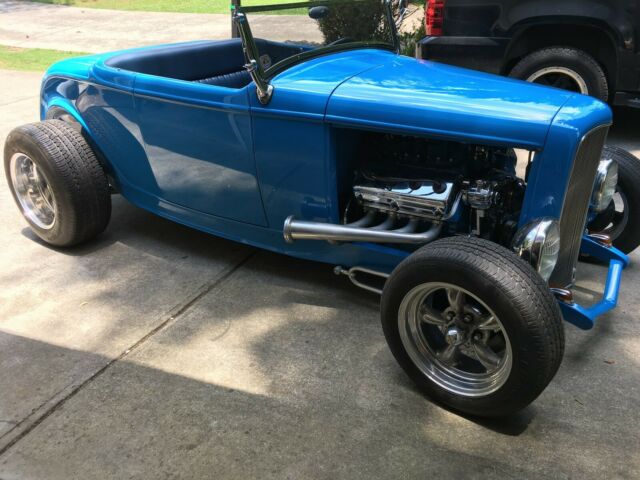 1932 Bright Blue Ford HI BOY STREET ROD